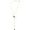 Swarovski - Idyllia Y pendant, Mixed cuts, Flower, Multicolored, Gold-tone plated 5717158