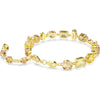 Gema bracelet, Mixed cuts, Yellow, Gold-tone plated 5718072