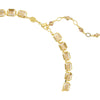 Millenia Tennis necklace, Octagon cut, Yellow, Gold-tone plated 5718674