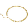 Millenia Tennis necklace, Octagon cut, Yellow, Gold-tone plated 5718674