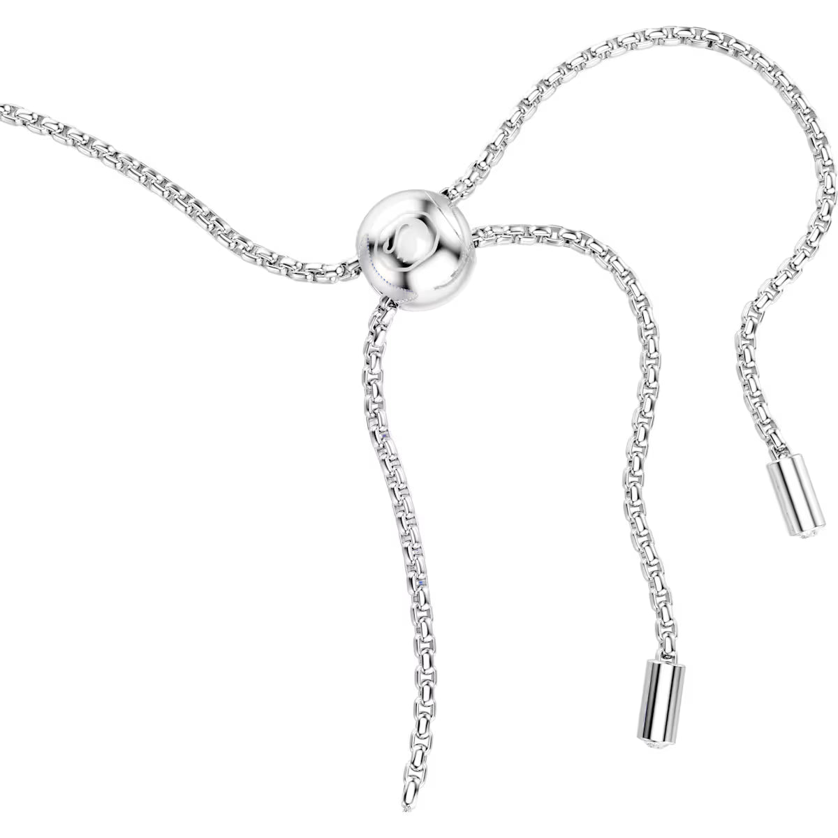 Swarovski Matrix Tennis bracelet, Mixed round cuts, Blue, Rhodium plated 5725854