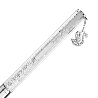 Swarovski Crystalline ballpoint pen, Swan, Chrome plated 5728406