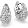 Swarovski Sublima earrings, Large, White, Rhodium plated 5732281