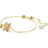 Idyllia bracelet, Mixed cuts, Flower, Multicolored, Gold-tone plated 5732423