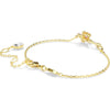 Idyllia bracelet, Mixed cuts, Flower, Multicolored, Gold-tone plated 5732423