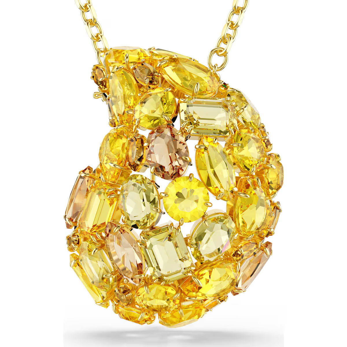 Gema pendant and brooch, Yellow, Gold-tone plated 5732839
