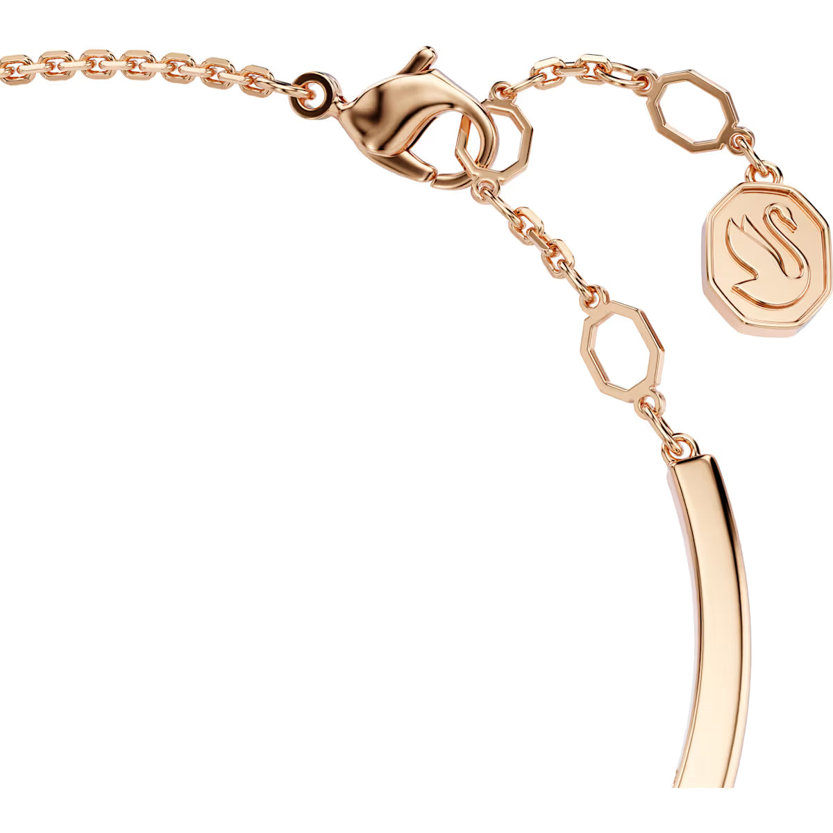 Swarovski Mesmera bangle, Mixed cuts, White, Rose gold-tone plated 5734247
