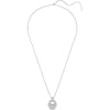 Sublima pendant, White, Rhodium plated 5735223