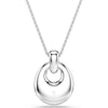 Sublima pendant, White, Rhodium plated 5735223