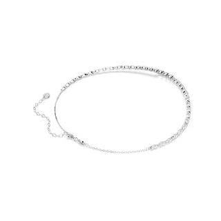 Swarovski Mesmera necklace, Marquise cut, White, Rhodium plated 5748004