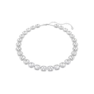 Swarovski Una Angelic necklace, Cushion cut, White, Rhodium plated 5751326