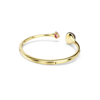 Swarovski Sublima Bangle, Pear cut, Red, 18K gold finish 5752895