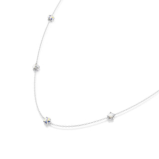 Swarovski Chroma strandage, Star, White, Rhodium plated 5754181