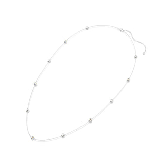 Swarovski Chroma strandage, Star, White, Rhodium plated 5754181