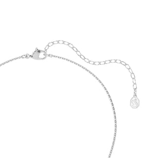 Ariana Grande x Swarovski pendant, Round cut, Flower, White, Rhodium plated 5755817