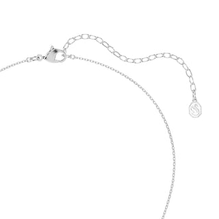 Swarovski Sublima pendant, Round cut, Star, White, Rhodium plated 5758393
