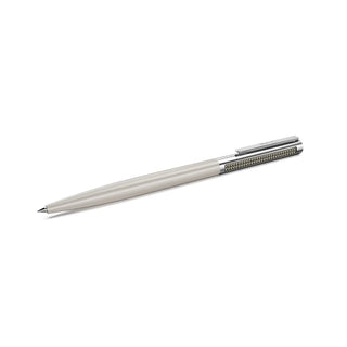 Swarovski Matrix Tennis ballpoint pen, Beige lacquered, Chrome plated 5760161