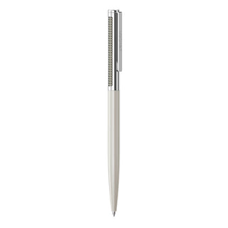 Swarovski Matrix Tennis ballpoint pen, Beige lacquered, Chrome plated 5760161