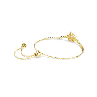 Swarovski Sublima bracelet, Round cut, Star, Multicolored, 18K gold finish 5760559