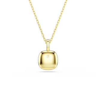 Swarovski Una Angelic pendant, Cushion cut, White, 18K gold finish 5764761
