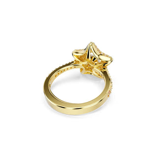 Swarovski Sublima ring, Round cut, Star, Multicolored, 18K gold finish 5767346