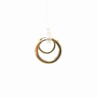 Lab Grown Bezel Diamond Huggie Hoop Earrings