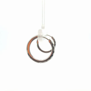 Sterling Silver Rhodium Plated Lab Grown Diamond Hoop Earrings