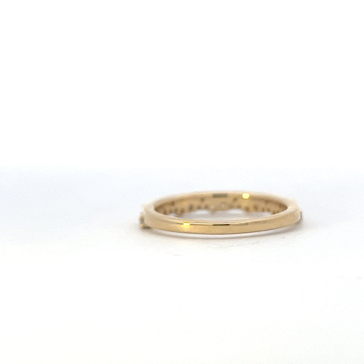 10K Yellow Gold 0.27cttw Diamond Wedding Band