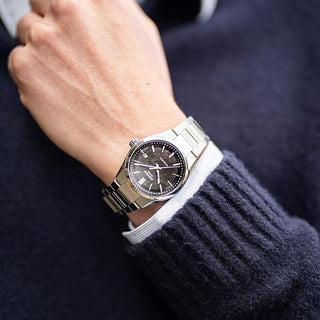 Casio Edifice EFK110D-1A Black Electroform Dial Stainless Steel Automatic