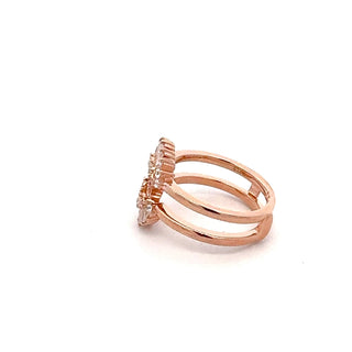 14K White, Yellow or Rose Gold 0.50cttw Diamond Ring