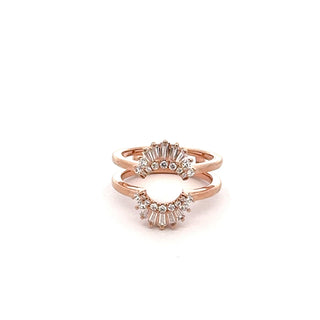 14K White, Yellow or Rose Gold 0.50cttw Diamond Ring