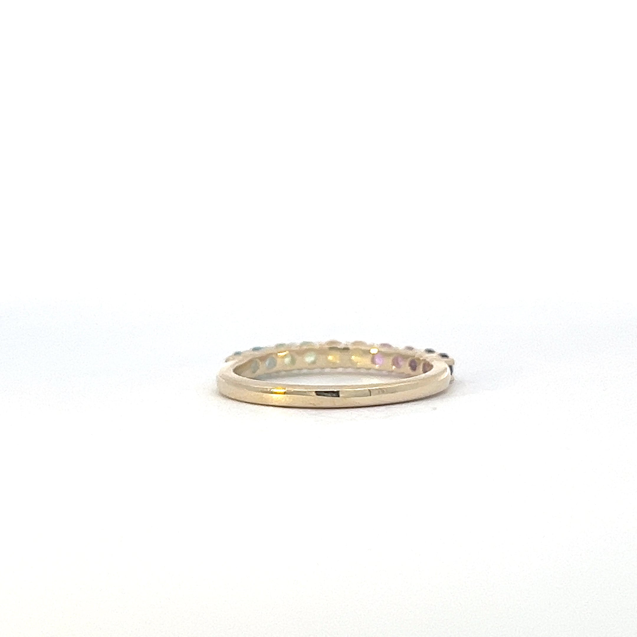 10K Yellow Gold Gemstones Ring - 4 / yellow gold