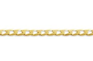 SEGUIMIENTO - Tobillera de oro amarillo de 10 quilates - Ajustable 9-10"