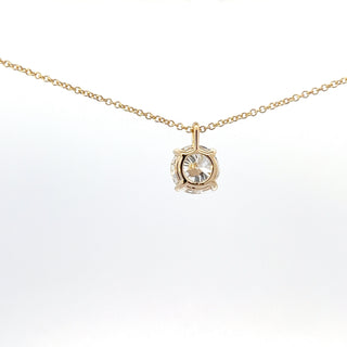 14K Yellow Gold 2.00ct Lab Grown Diamond Necklace