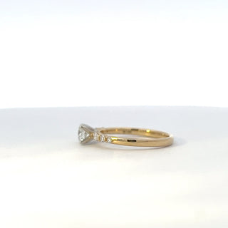 14K Yellow and White Gold 0.70ct Canadian Diamond Ring
