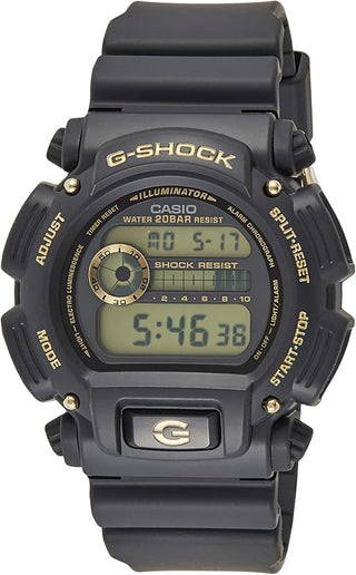 Casio Men's G-Shock DW9052GBX-1A9 Black Silicone Quartz Sport Watch