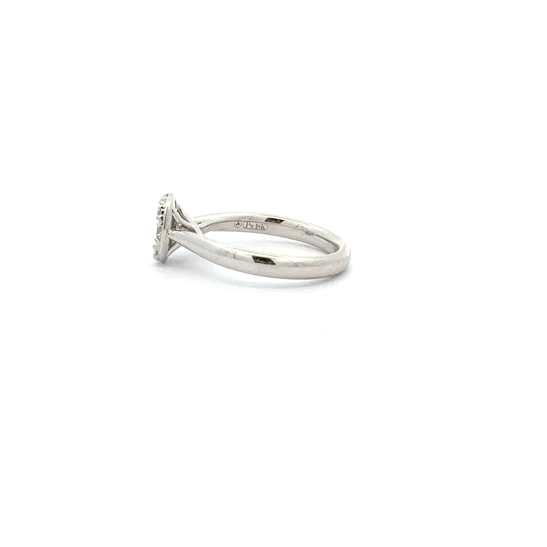 10k White Gold 0.73cttw Diamond Ring - 4