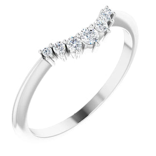 14K White, Yellow or Rose Gold 0.20cttw Diamond Ring