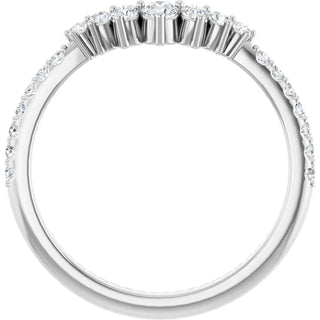 14K White, Yellow or Rose Gold 0.33cttw Diamond Ring