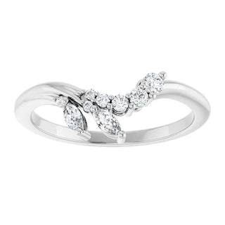 14K White, Yellow or Rose Gold 0.20cttw Diamond Ring