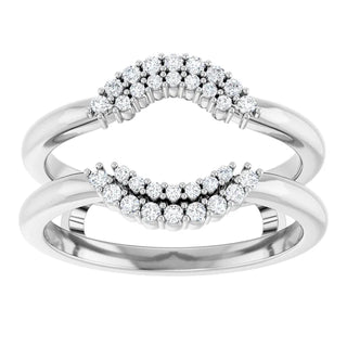 14K White, Yellow or Rose Gold 0.20cttw Diamond Ring