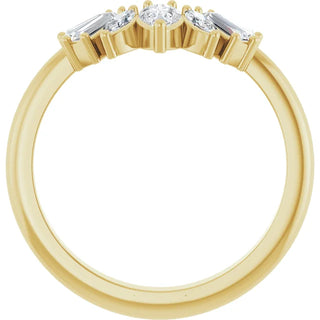 14K White, Yellow or Rose Gold 0.50cttw Diamond Ring