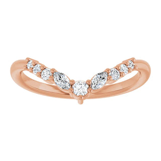 14K White, Yellow or Rose Gold 0.20cttw Diamond Ring
