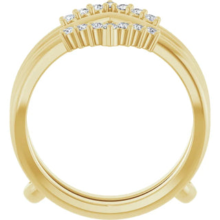 14K White, Yellow or Rose Gold 0.25cttw Diamond Ring