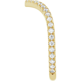 14K White, Yellow or Rose Gold 0.375cttw Diamond Ring