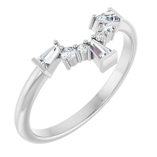 14K White, Yellow or Rose Gold 0.20cttw Diamond Ring