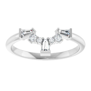 14K White, Yellow or Rose Gold 0.20cttw Diamond Ring