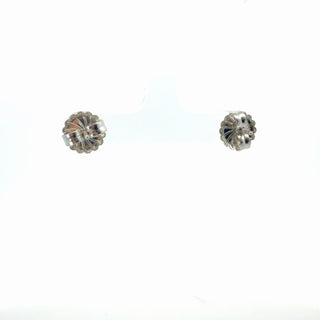 10K Gold Emerald Cut Diamond Earrings