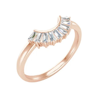14K White, Yellow or Rose Gold 0.25cttw Diamond Ring