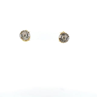 Color stones Lab Created Beaded Pear-Shape Motif Stud Earrings